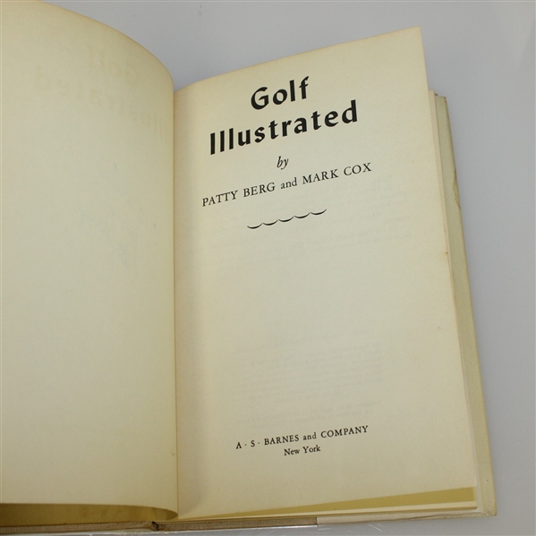 Patty Berg Signed 1950 'Golf Illustrated' Book by Patty Berg JSA ALOA