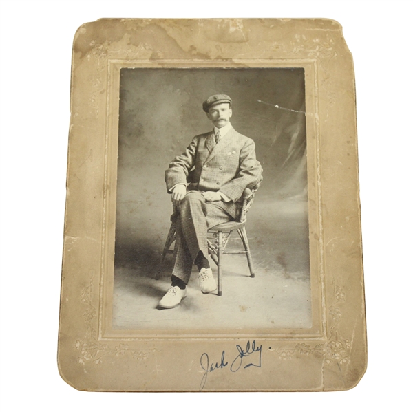 Jack Jolly Signed Circa 1910 Cabinet Card Photo