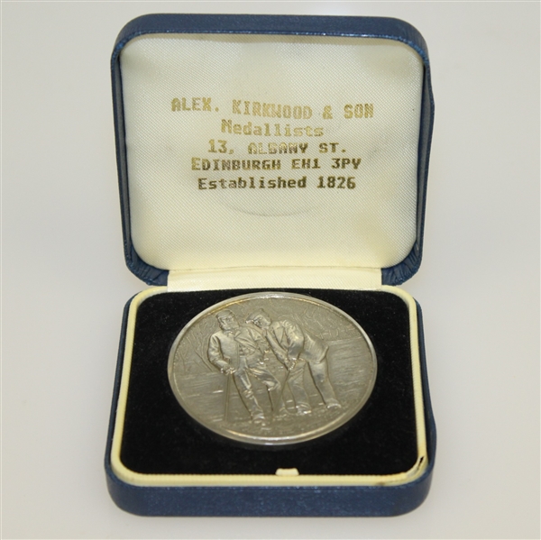 Old & Young Tom Morris 'Daily Record Masters Area Leading Qualifier' Kirkwood & Son Medal in Case