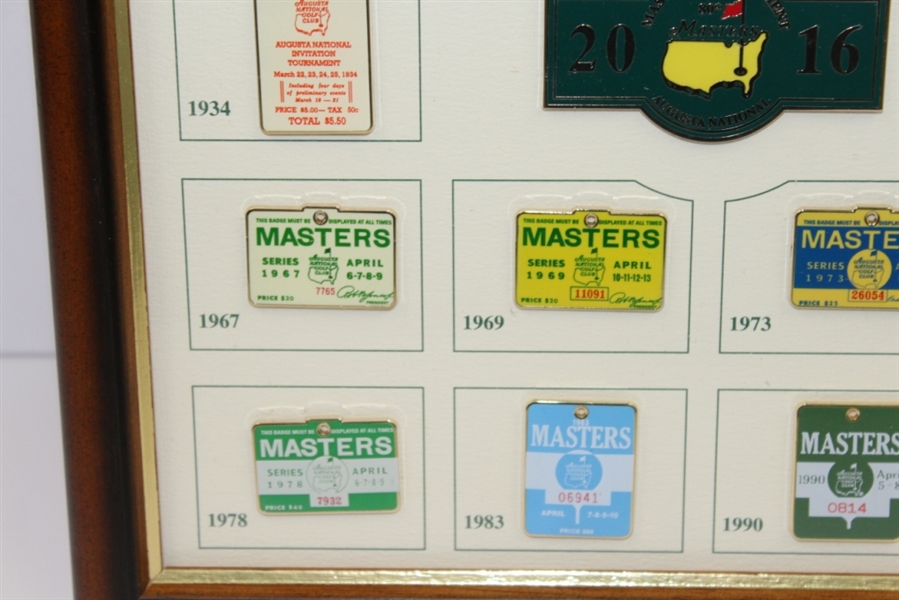 Limited Edition Masters 2016 Commemorative Pin Set - Vintage Masters Badge Theme-Limited to 350 Issued #198