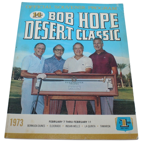 1973 Bob Hope Desert Classic Program - Arnold Palmer's Last PGA Victory