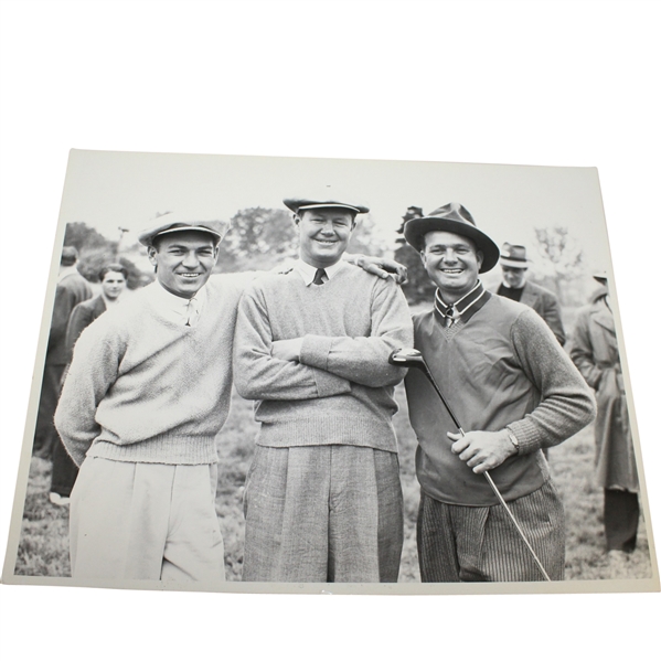 Ben Hogan, Byron Nelson, and Jimmy Demaret Large Black and White Photo