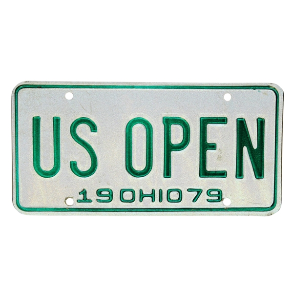 1979 US Open Championship (at Inverness) Ohio License Plate