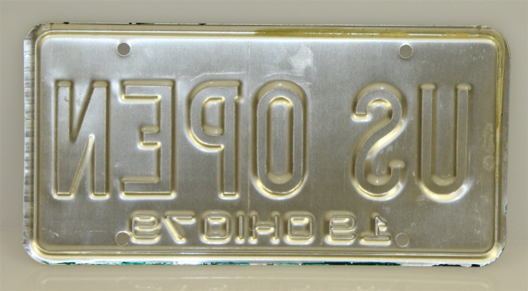 1979 US Open Championship (at Inverness) Ohio License Plate