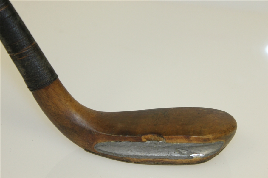 Circa 1890's Anderson & Blyth Long Nosed Putter with Spliced Shaft