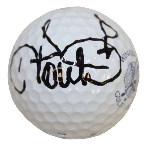 Ian Poulter Signed Winged Foot Golf Club Logo Golf Ball JSA ALOA