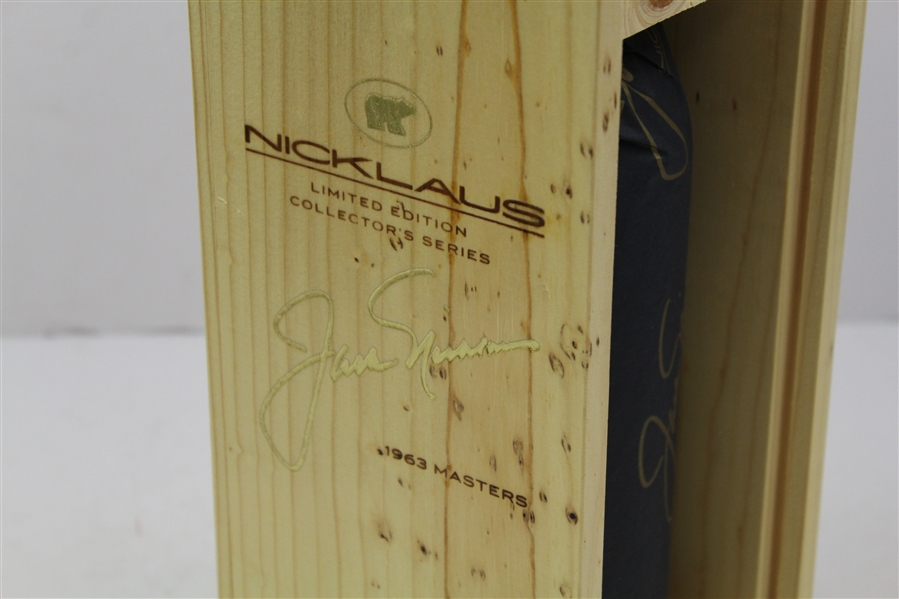 2010 Jack Nicklaus Ltd Ed Collector's Series '1963 Masters' Wine in Original Wood Box