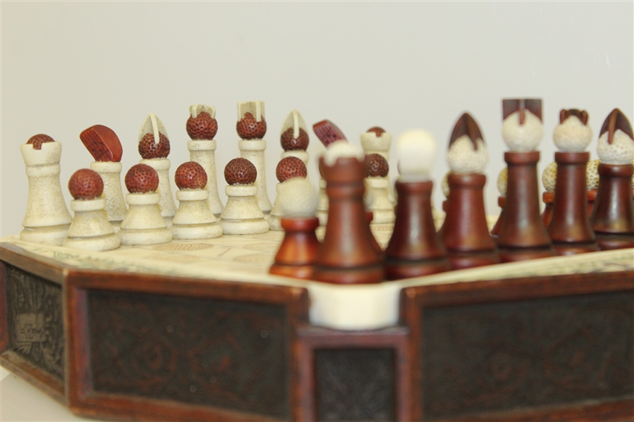 History Craft Golf Themed Chess Set - Self Contained