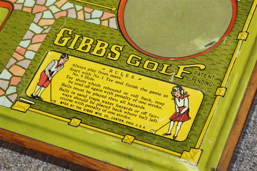 Vintage 1920's Authentic Gibbs Golf Game