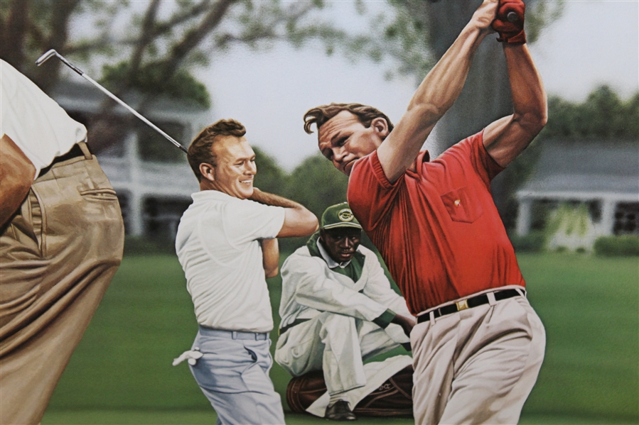 Arnold Palmer Signed 'The King in Augusta' Ltd Ed Zuniga Print #849/1964 JSA ALOA