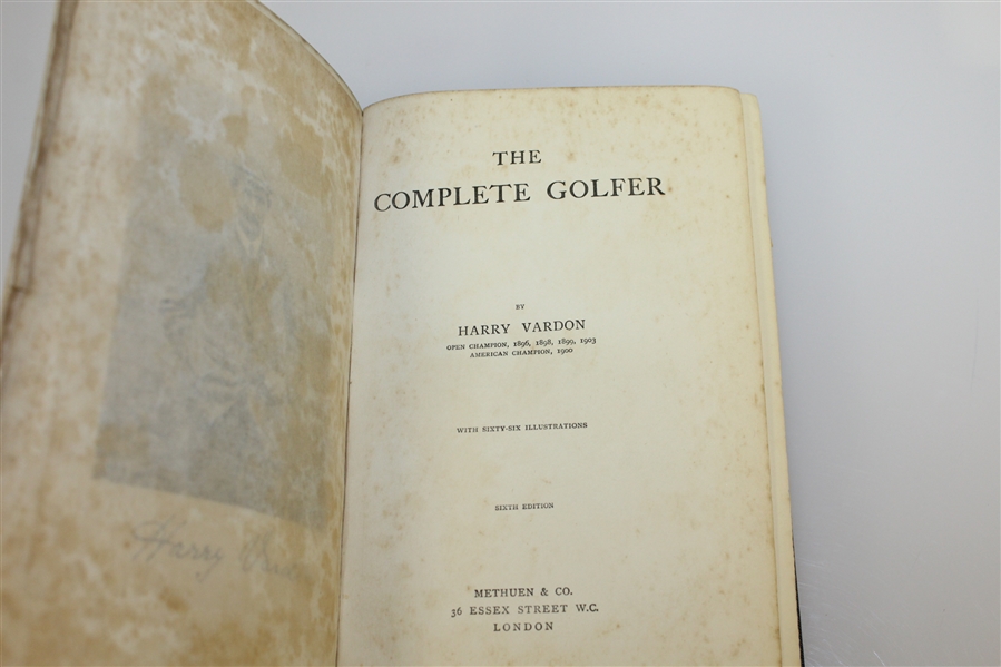 'Advanced Golf' by James Braid & 'The Complete Golfer' by Harry Vardon Golf Books - Roth Collection