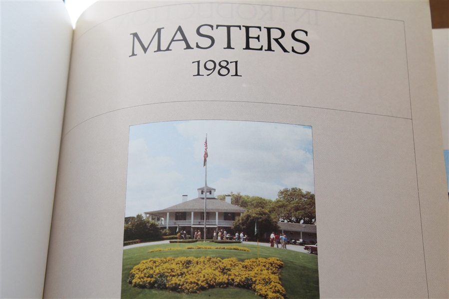 1980 & 1981 Masters Tournament Annuals