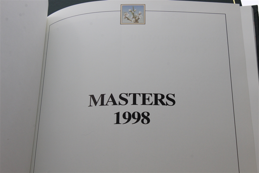 1998 & 1999 Masters Tournament Annuals