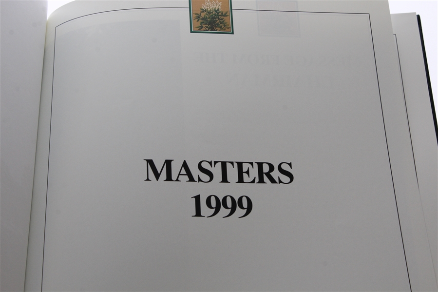 1998 & 1999 Masters Tournament Annuals