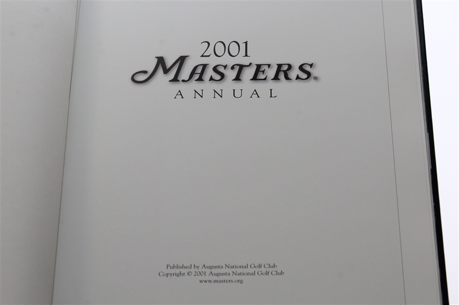 2000 & 2001 Masters Tournament Annuals