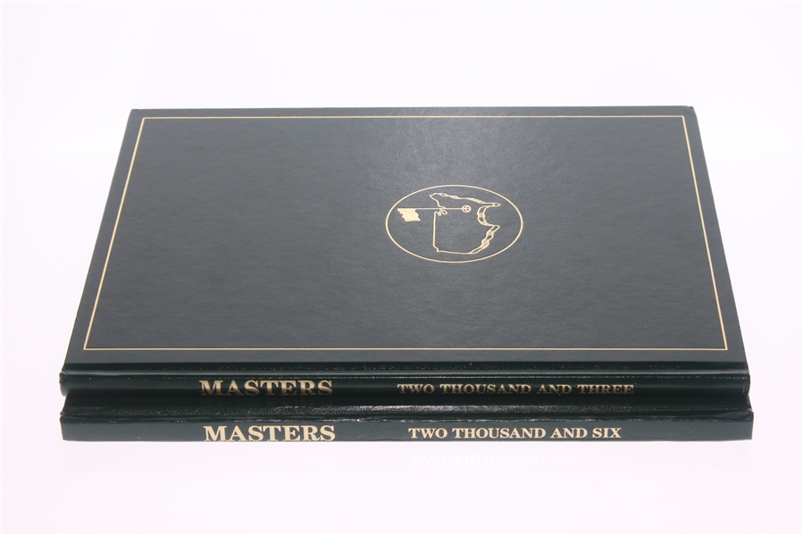 2003 & 2006 Masters Tournament Annuals