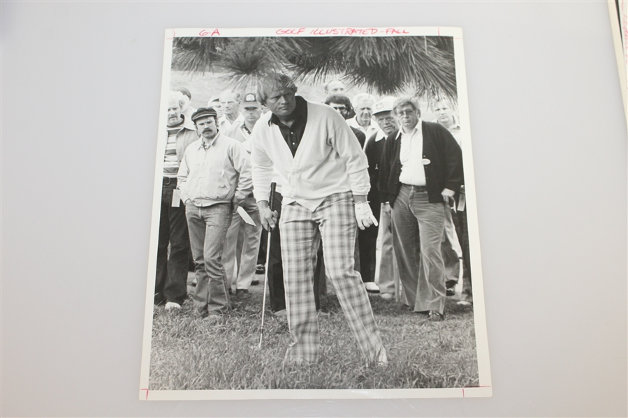 Four Jack Nicklaus Classic Black & White Wire Photos