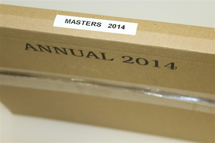 2014 Masters Tournament Annual Book - Bubba Watson Winner - Unopened in Original Box