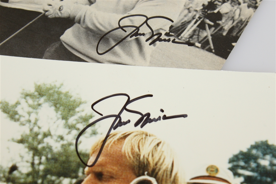Two Jack Nicklaus Signed Items - US Open Trophy & 1966 SI Page with Caddy JSA ALOA