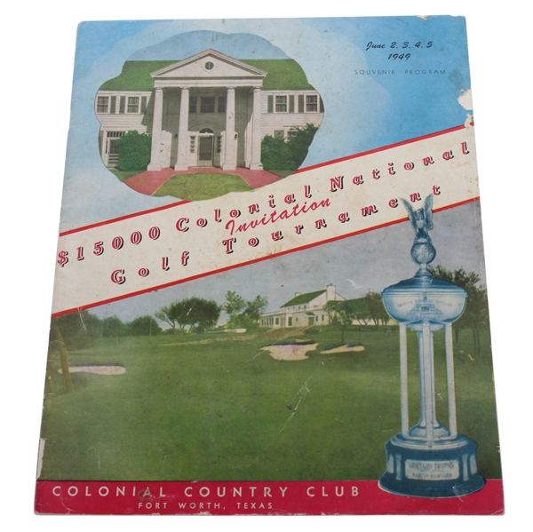 1949 Colonial National Invitation Tournament Program - No Tournament Due to Flooding