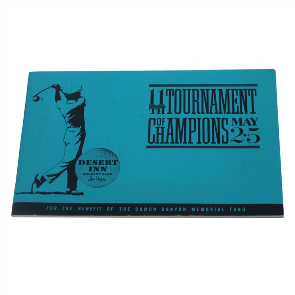 1963 Tournament of Champions at Desert Inn CC Official Program - Jack Nicklaus Win