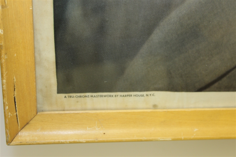 Dwight D Eisenhower Tru-Chrome Masterswork Fabian Bachrach Formal Print - Framed
