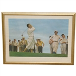 Bobby Jones Emperor of Golf Ltd Ed Print Signed by Artist David T. Jones - Framed