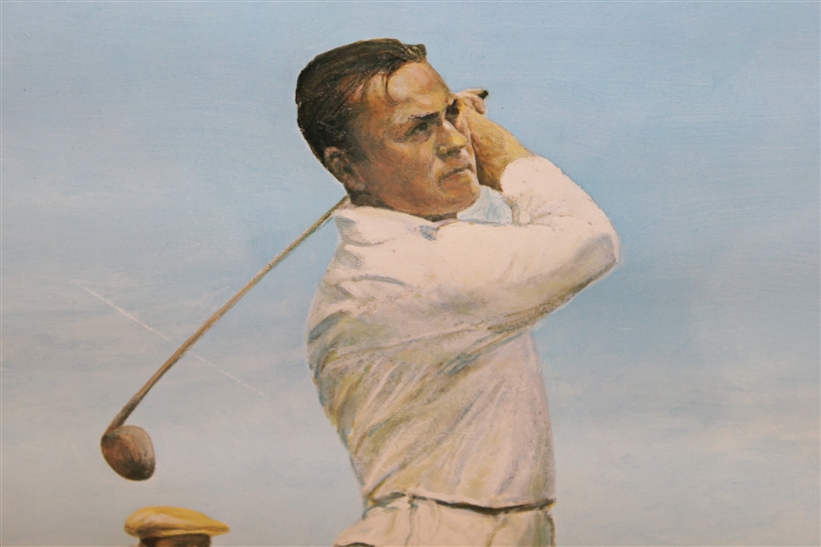 Bobby Jones 'Emperor of Golf' Ltd Ed Print Signed by Artist David T. Jones - Framed