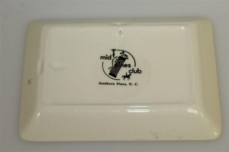 Mid Pines Club at Southern Pines, NC Ceramic Plate