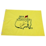 Arnold Palmer Signed 2014 Masters Tournament Embroidered Flag JSA ALOA
