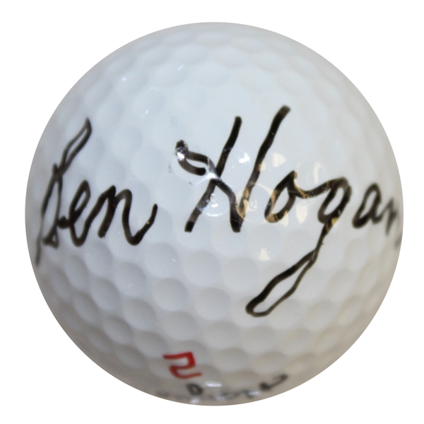 Ben Hogan Signed 'Hogan 392LS' Golf Ball JSA FULL Letter #Z51705