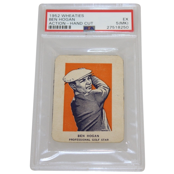 1952 Ben Hogan Wheaties Hand-Cut Card PSA#27518250