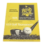 Arnold Palmer, Mickey Mantle & Others Signed 1974 VIP Amana Tournament Program JSA ALOA