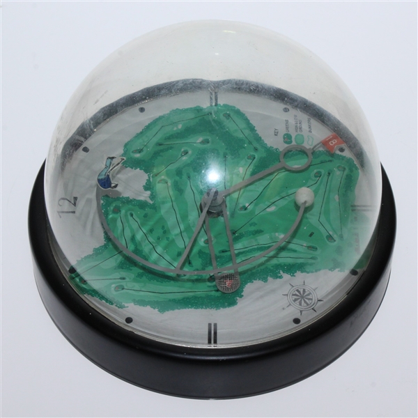 Unique 'Augusta National' Course Layout Wall/Table Bubble Clock