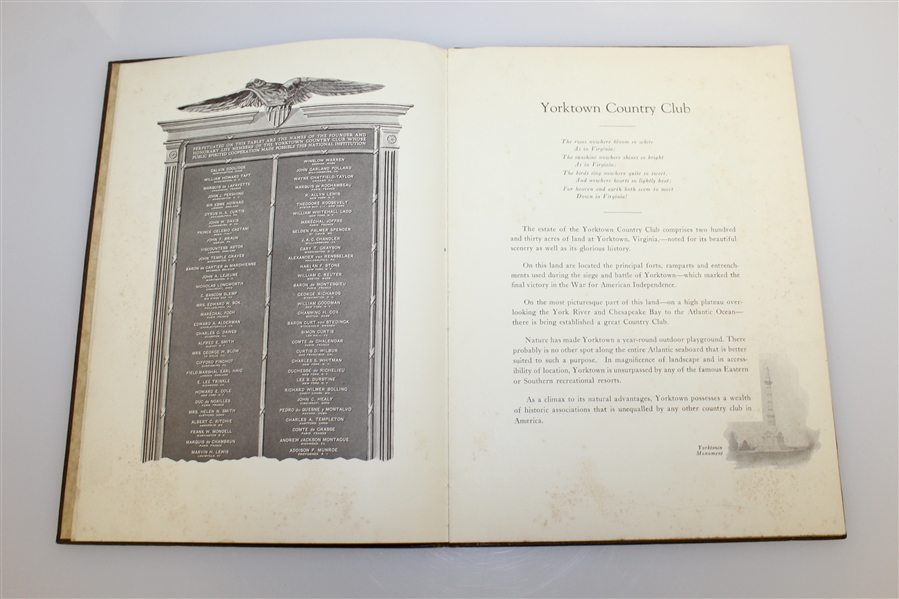 1924 Yorktown Country Club Prospective Life Membership Booklet - Never Developed - Rare