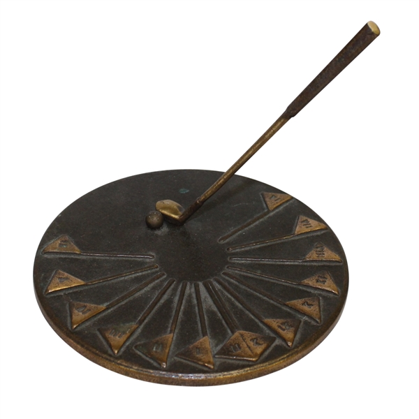 Vintage Bronze Sun Dial - Club and Ball Featured