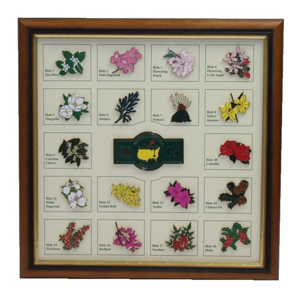 2015 Masters Limited Edition Framed Pin Set - (#114/250)