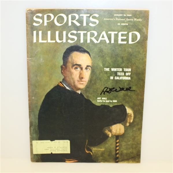 Art Wall Signed January 18, 1960 Sports Illustrated JSA ALOA