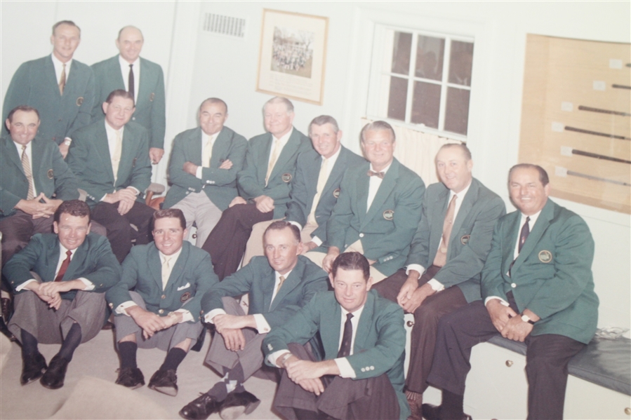 1962 Masters Champion's Dinner Morgan Fitz Original Photo - Jones, Palmer, Hogan, Roberts & Others