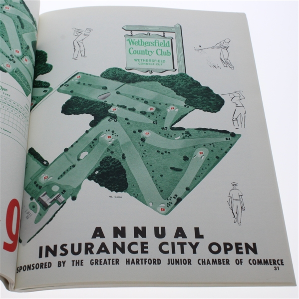 1960 Insurance City Open Program - Arnold Palmer Win