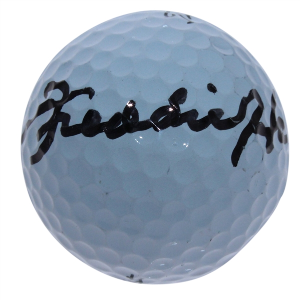 Freddie Haas Signed Golf Ball JSA ALOA