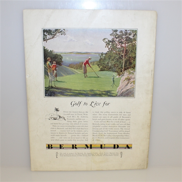 1932 The American Golfer - Bobby Jones Cover