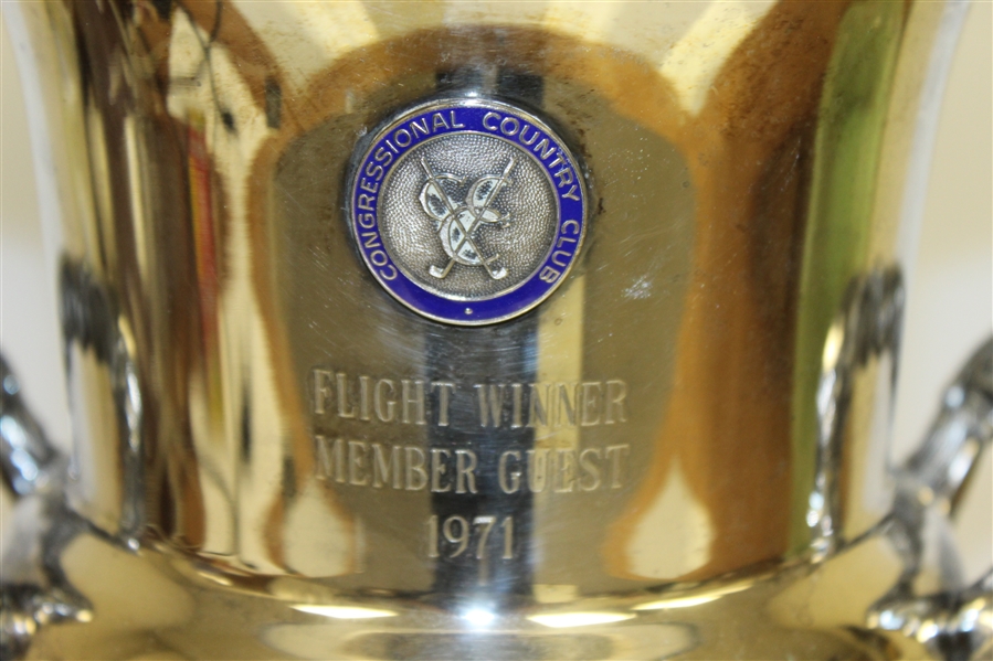 1971 Congressional CC Silver Plate Member Guest Flight Winner Trophy