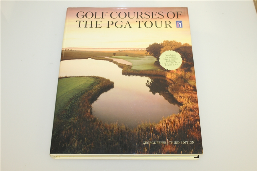 'Golf Courses of the PGA Tour' Book with PGA Media Satchel