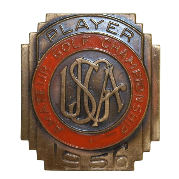 Deane Beman's 1956 US Amateur Championship  U.S.G.A. Contestants Badge