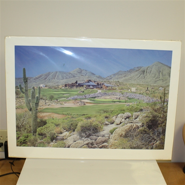 1995 Ltd Ed J Fitzpatrick Desert Mountain Print - #295/600