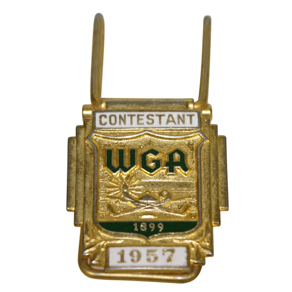 Deane Beman's 1957 WGA Contestant Badge Money Clip