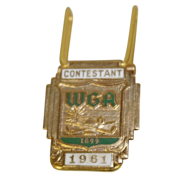 Deane Beman's 1961 WGA Contestant Badge Money Clip