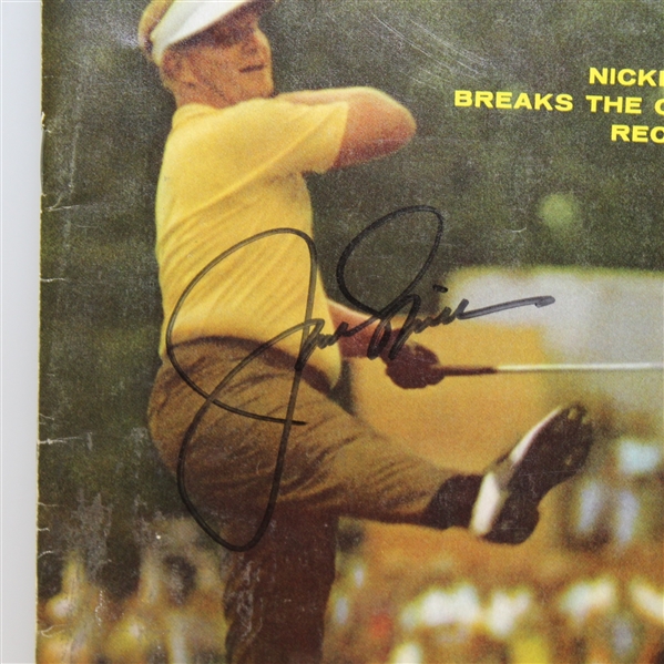 Jack Nicklaus Signed June 26, 1967 Sports Illustrated Magazine - 2nd US Open Win JSA #P36682