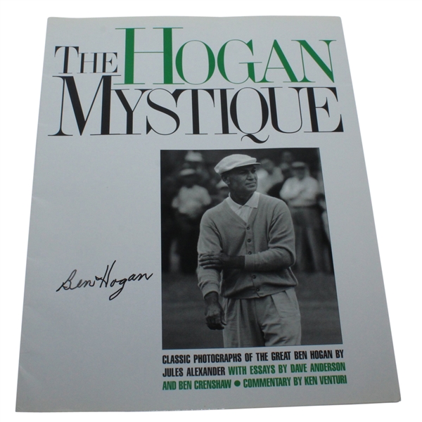 Ben Hogan Signed 'The Hogan Mystique' JSA ALOA